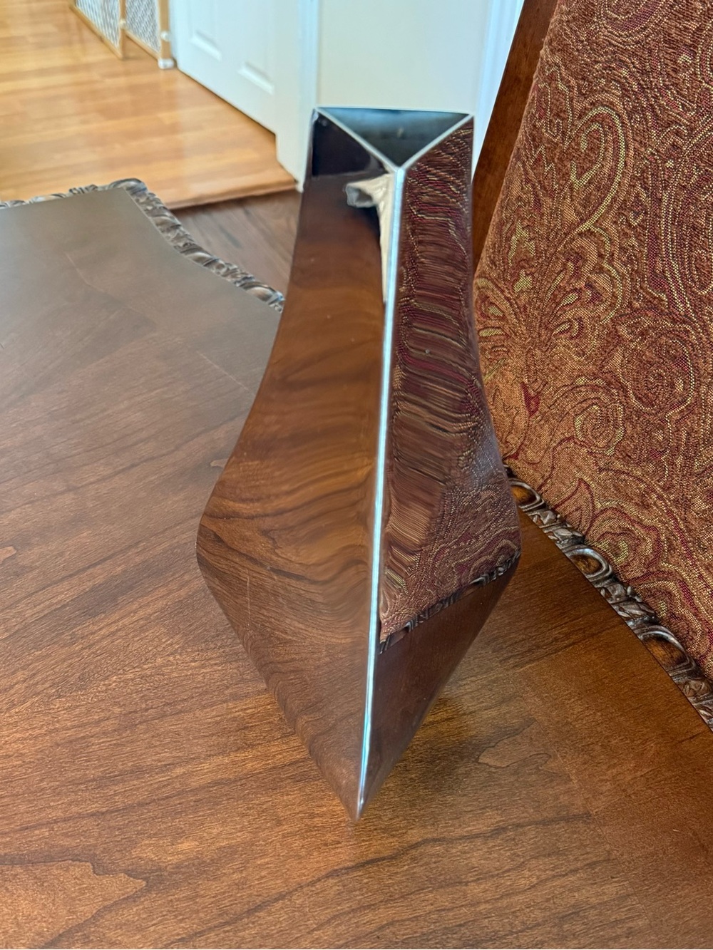 Signed Michael Aram “Relationship” Stainless Steel, Powdercoat Female Vase